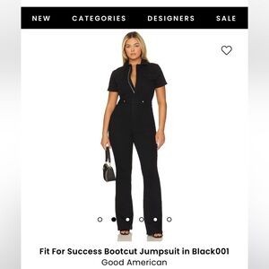Good American Fit For Success Bootcut Jumpsuit
